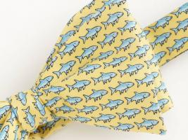 Vineyard Vines Silk Bowtie Bonefish Safety Yellow